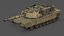 M1 Abrams Battle Tank Low-poly 3D model