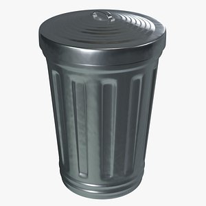 3D Trash Can