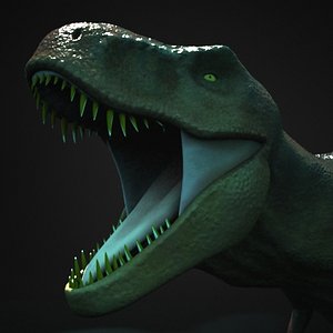 Tiranossauro Rex Modelo 3D $199 - .max .obj - Free3D