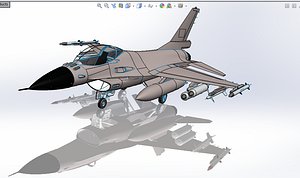 3D plane model