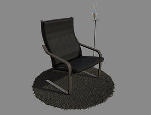 3D armchair poang