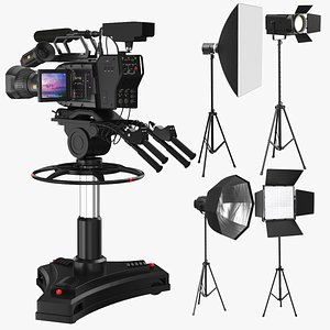 Camera Video Optical Videography Device. 3D Rendering Stock Photo, Picture  and Royalty Free Image. Image 67742263.