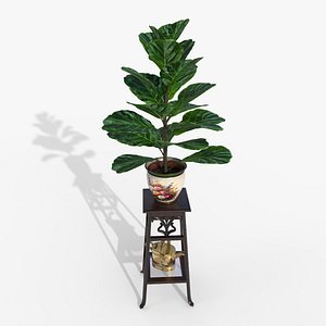 Ornate Flower Table FICUSBLOOM