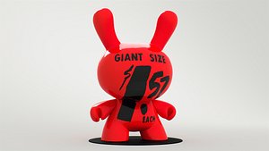 Kidrobot Andy Warhol 20 Red Giant 3D