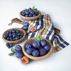 fruit composition 3D model