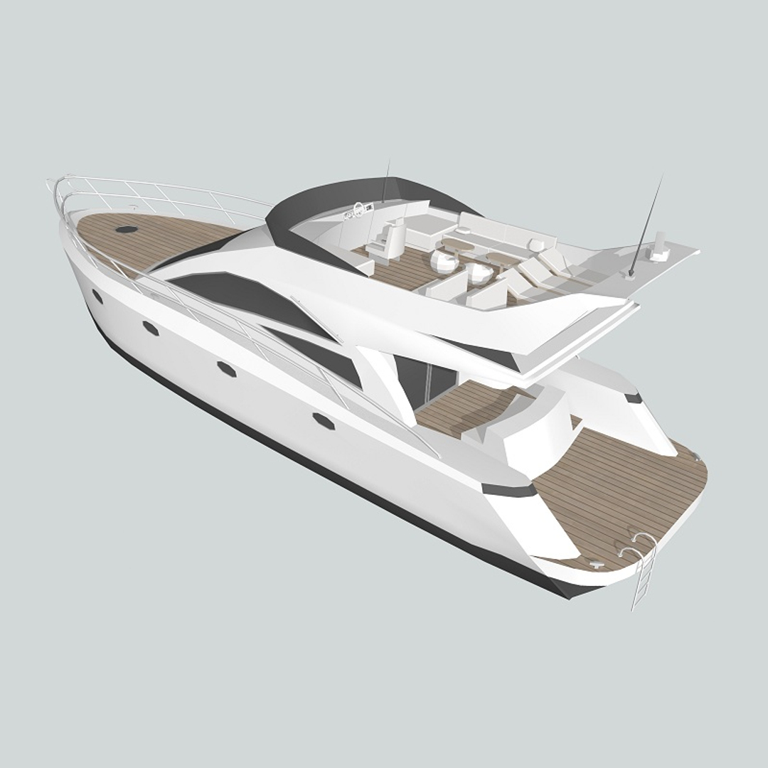 3d model boat