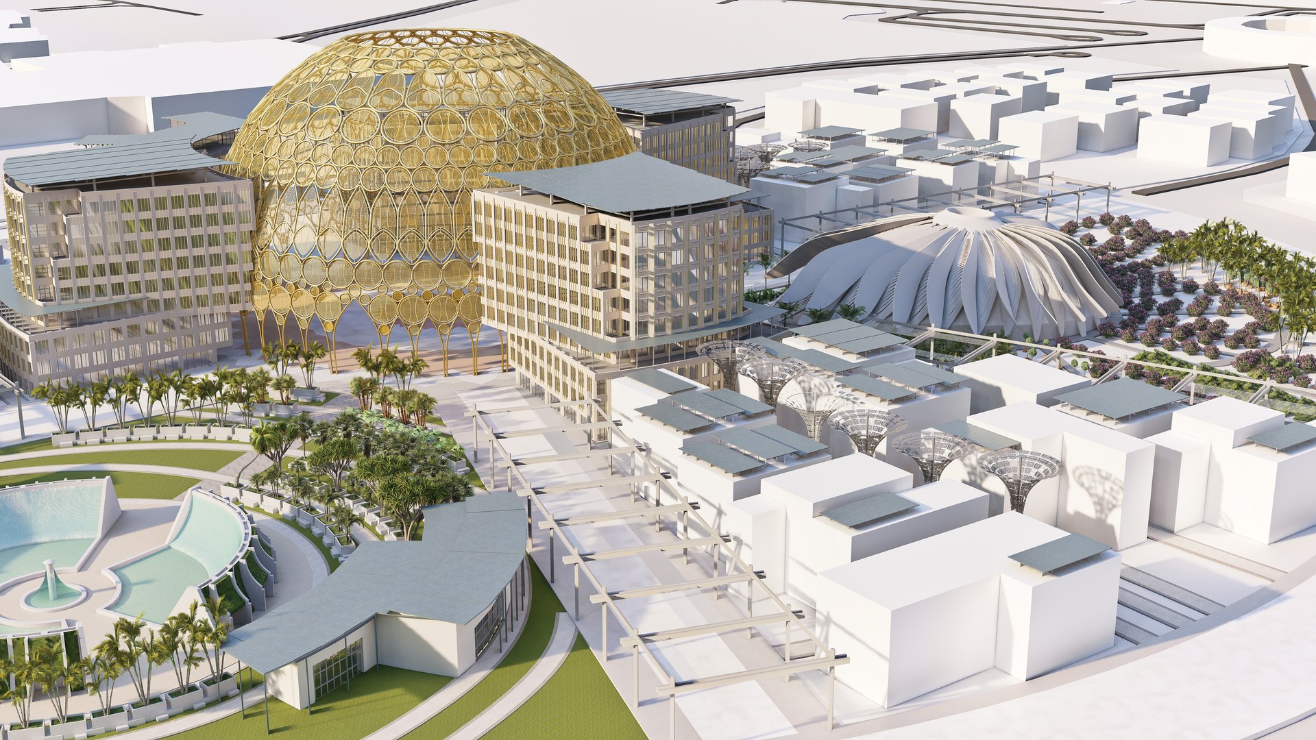 3D Expo 2020 Dubai UAE - TurboSquid 1832234