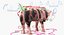 Pig Piglet Pietrain Rigged 3D Model