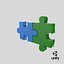 Puzzle de dos piezas