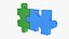 Puzzle de dos piezas