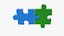 Puzzle de dos piezas