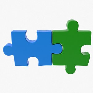 puzzle piece 3D model
