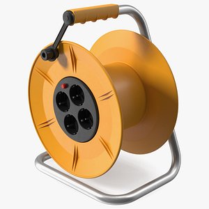 Empty Electric Cable Reel with CEE 7 Outlets model