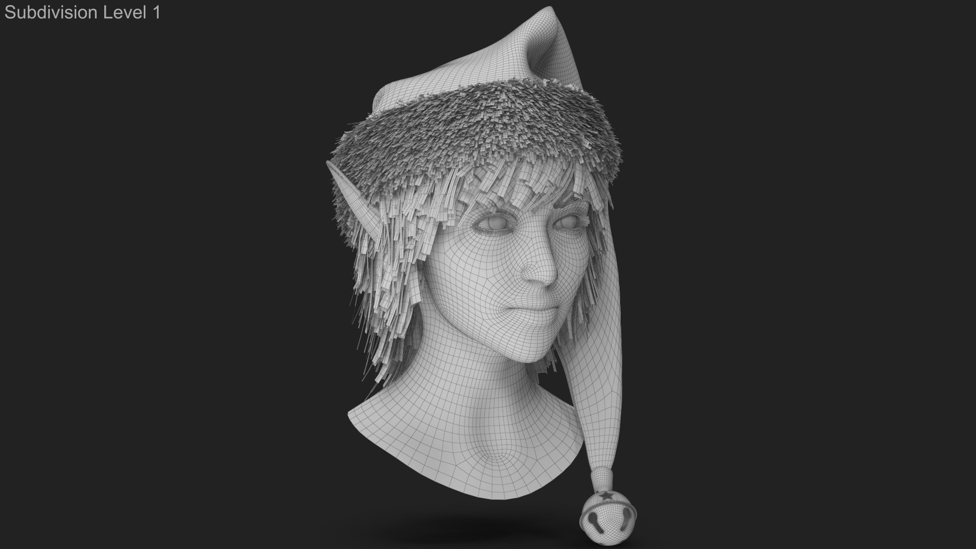 Christmas Elf Female Head 2 model https://p.turbosquid.com/ts-thumb/V9/uEChUc/5p/wireframe_01/jpg/1761285202/1920x1080/fit_q87/68cbfca0fcb8fb2dfda5ed71ace37e93853bd050/wireframe_01.jpg