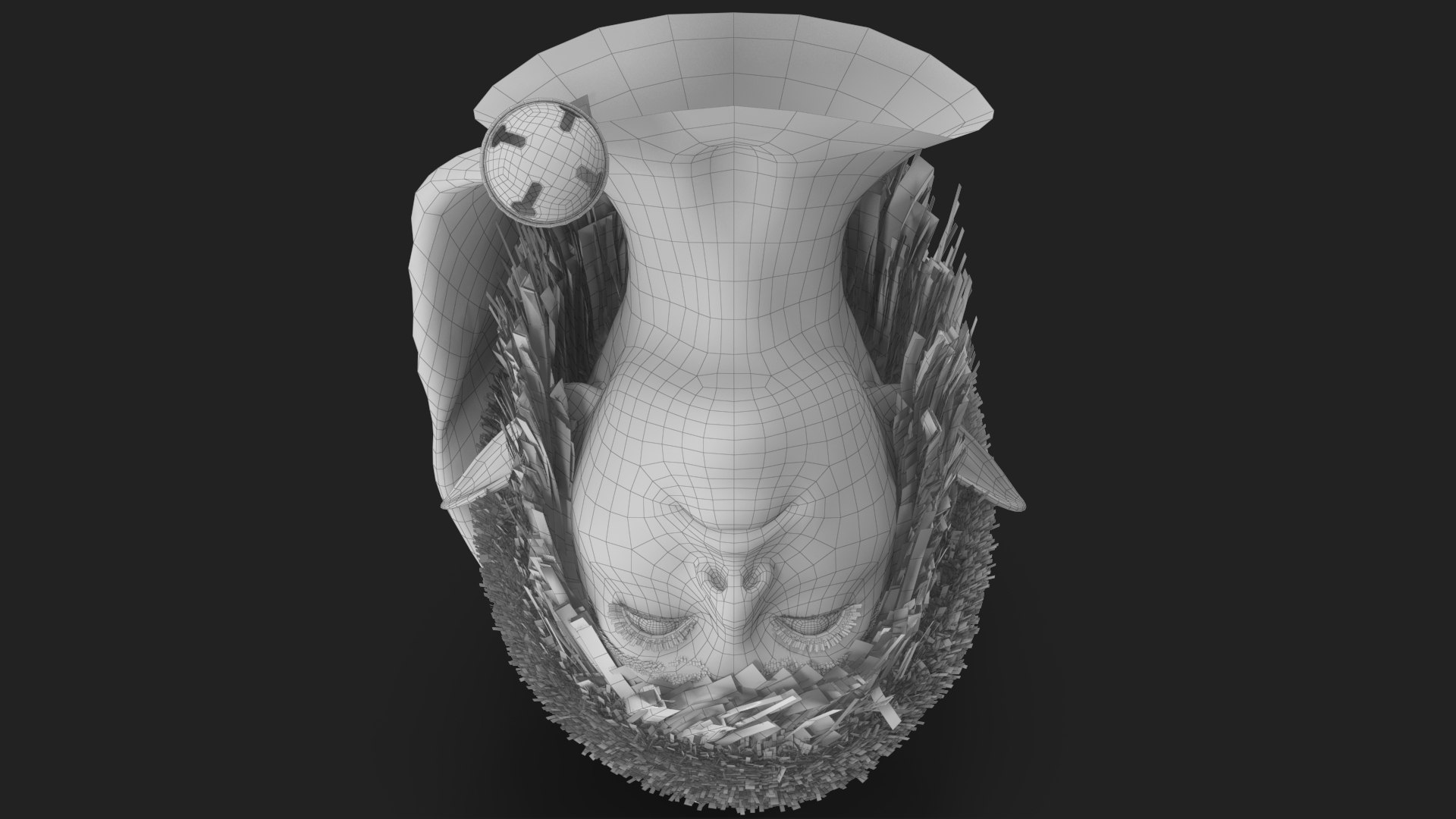 Christmas Elf Female Head 2 model https://p.turbosquid.com/ts-thumb/V9/uEChUc/Mp/wireframe_20/jpg/1761285214/1920x1080/fit_q87/c003770a6204d9d9f020d332c7dcdc7446903973/wireframe_20.jpg