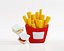 Papas fritas con kétchup