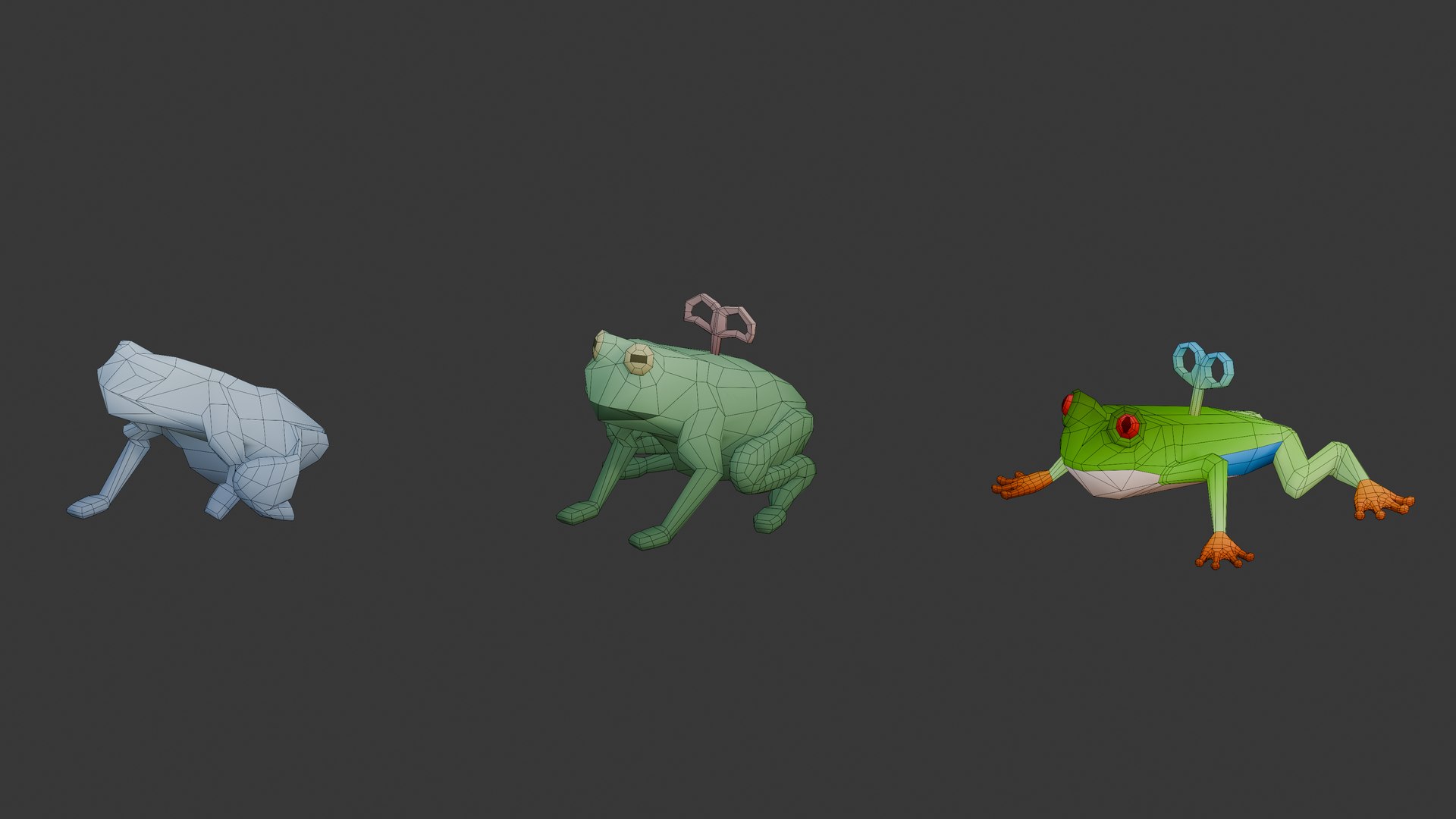 3D Low Poly Game Ready Toys Pack https://p.turbosquid.com/ts-thumb/V9/uvzFSC/NH/frog_wireframe/png/1787406082/1920x1080/fit_q87/7532c85724ae051aad385b18c0d00dd3aa0355d3/frog_wireframe.jpg