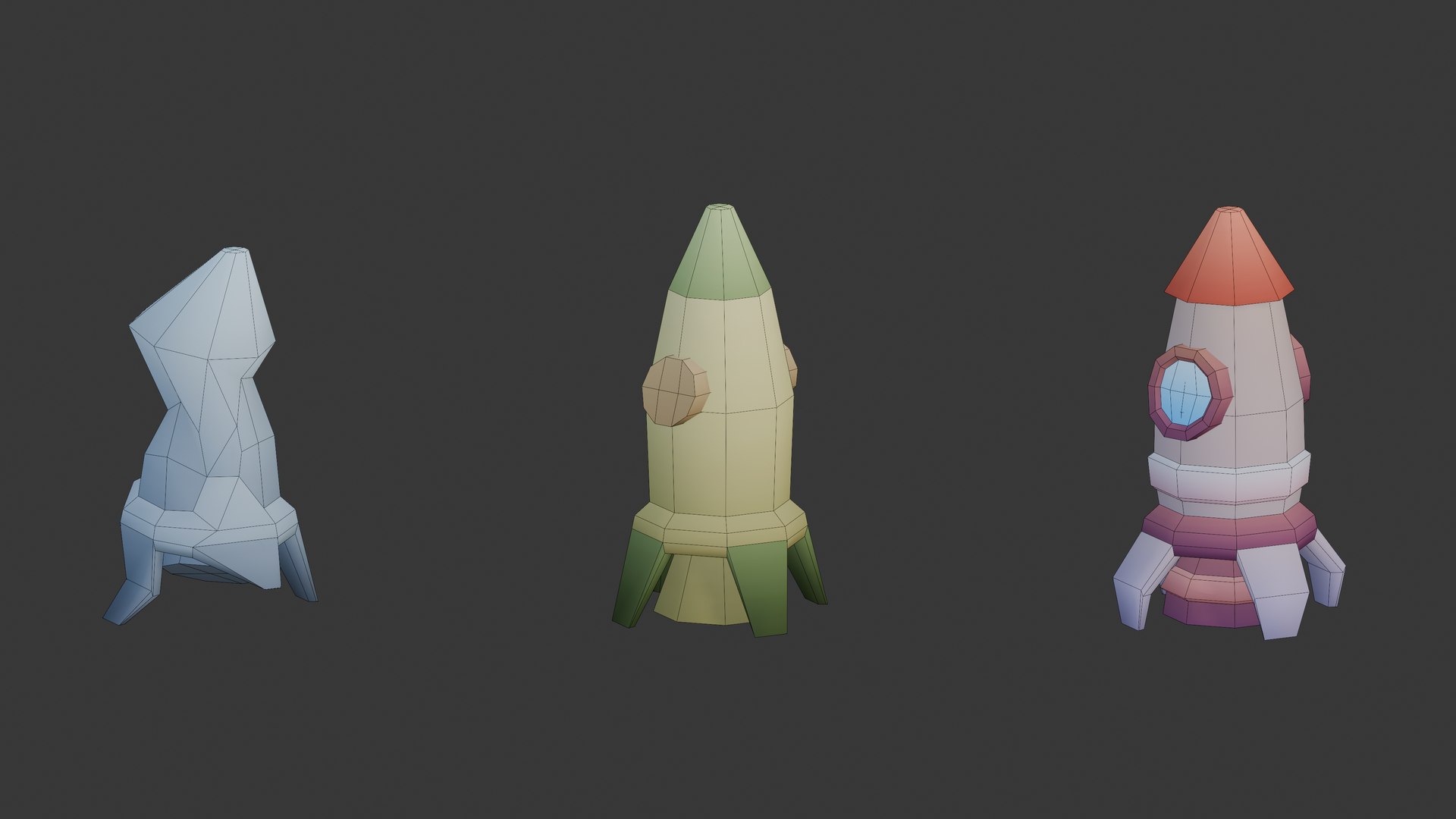 3D Low Poly Game Ready Toys Pack https://p.turbosquid.com/ts-thumb/V9/uvzFSC/VQ/rocket_wireframe/png/1787406101/1920x1080/fit_q87/6cf23a14007bdeb8b84af9e0b75dc0ee0b14de89/rocket_wireframe.jpg