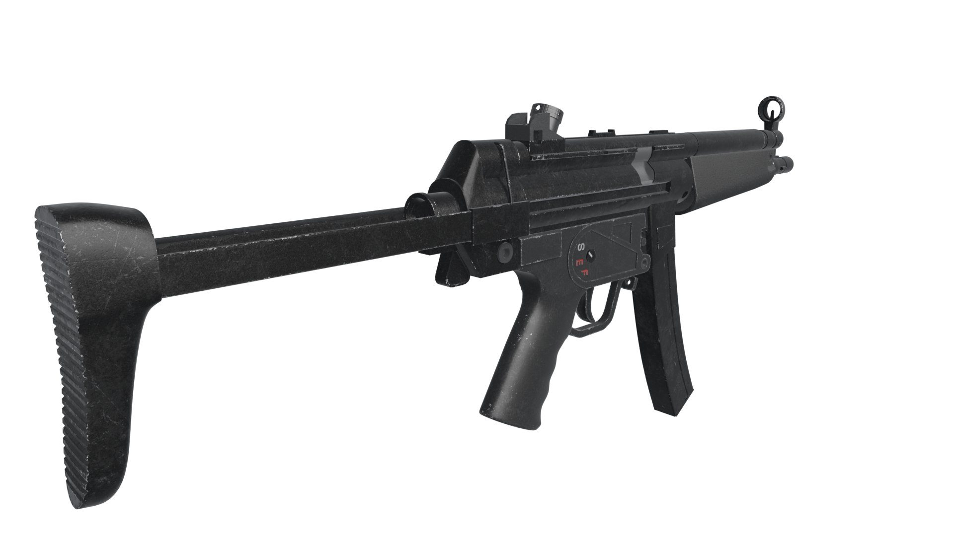 3D Model MP-5 Full Detailed - TurboSquid 2375608