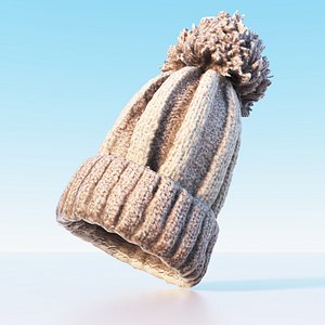 Wool winter hat with bell
