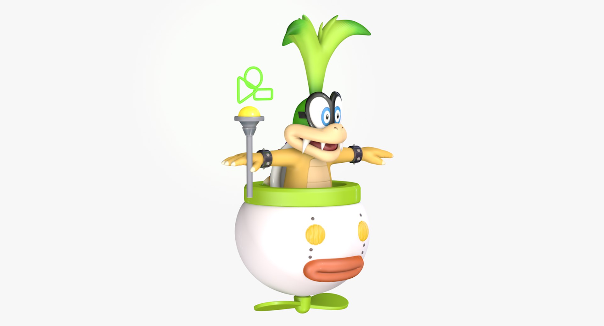 Prince Iggy Koopa Koopalings 3D - TurboSquid 1425406