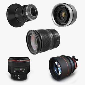 Camera Lenses Collection 3