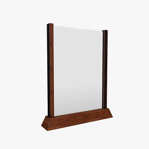 3D model wooden holder