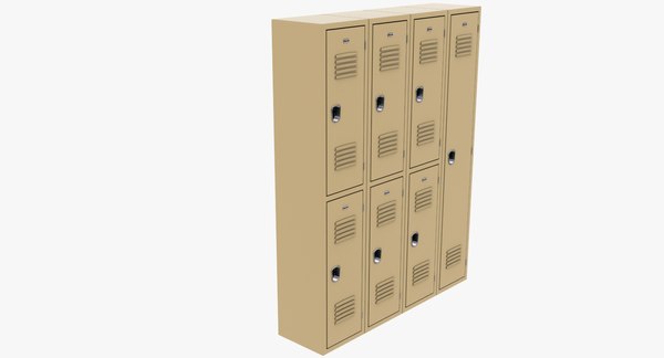 school lockers 3d ma