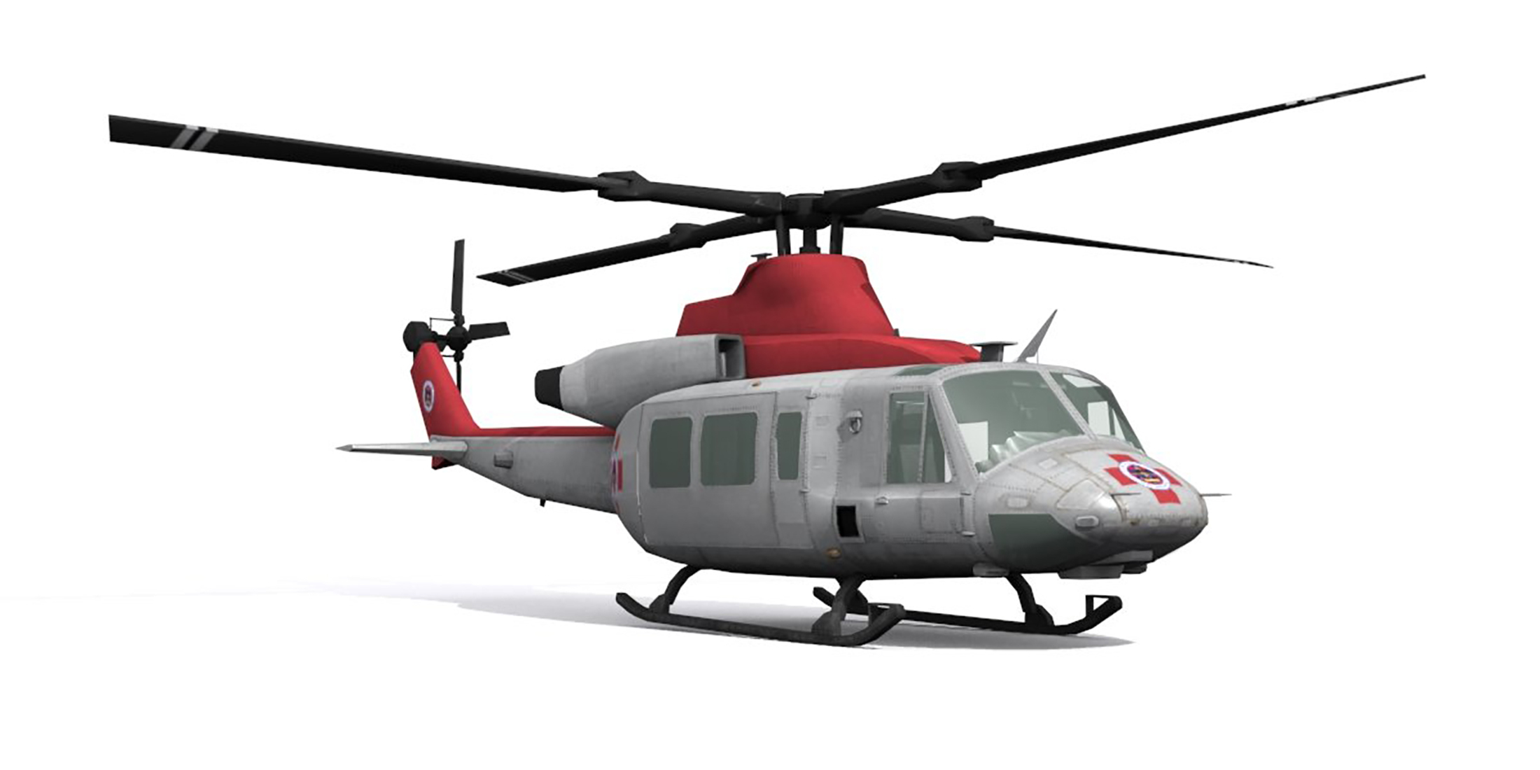 3D Medical helicopter model TurboSquid 1759421