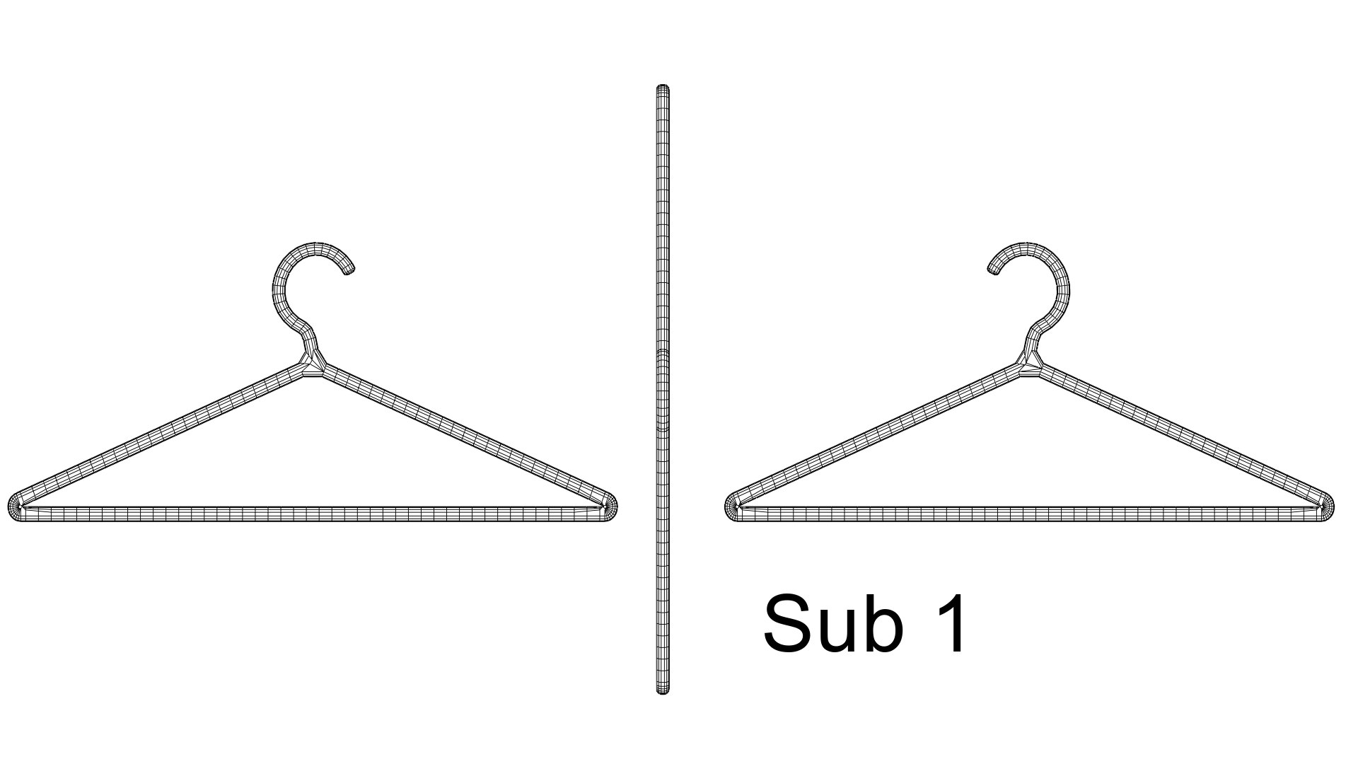 Free Metal Clothes Hanger 3D Model TurboSquid 1876313