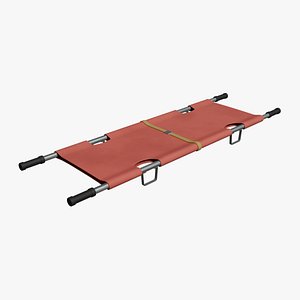 Folding Stretcher 3D model