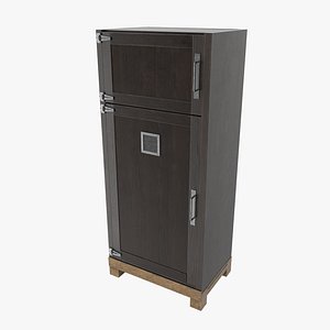 brown cabinet 3D model