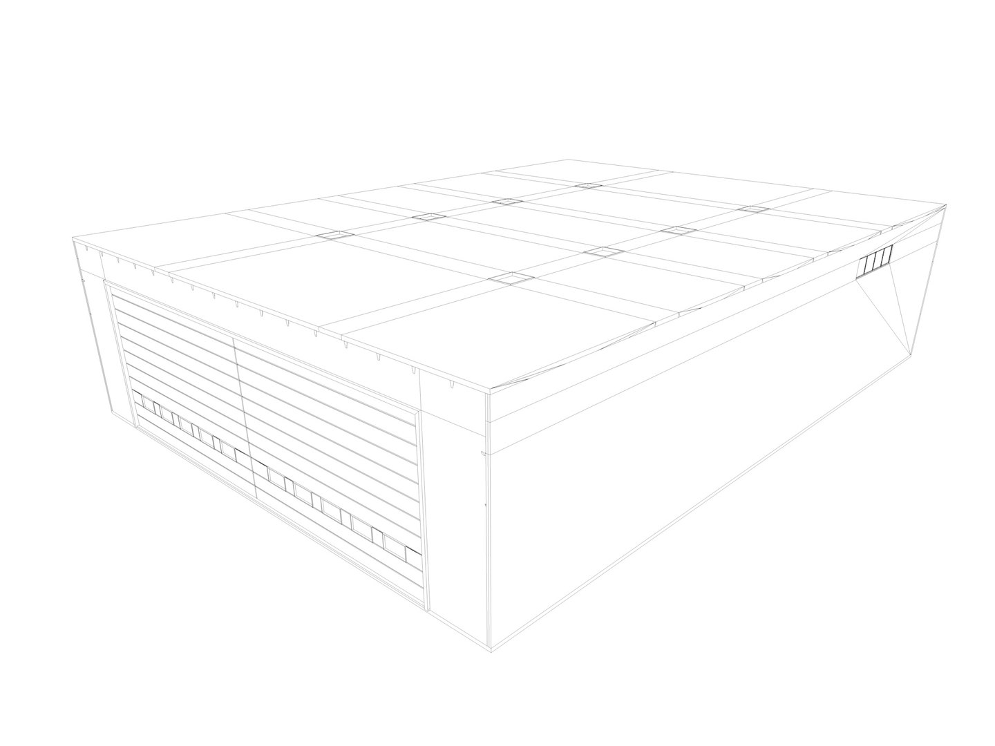 Hangar 2 model - TurboSquid 2065517