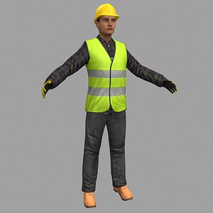 Construction Worker 3D Models for Download | TurboSquid