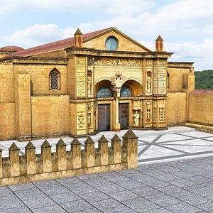 3D Santo Domingo Basilica model
