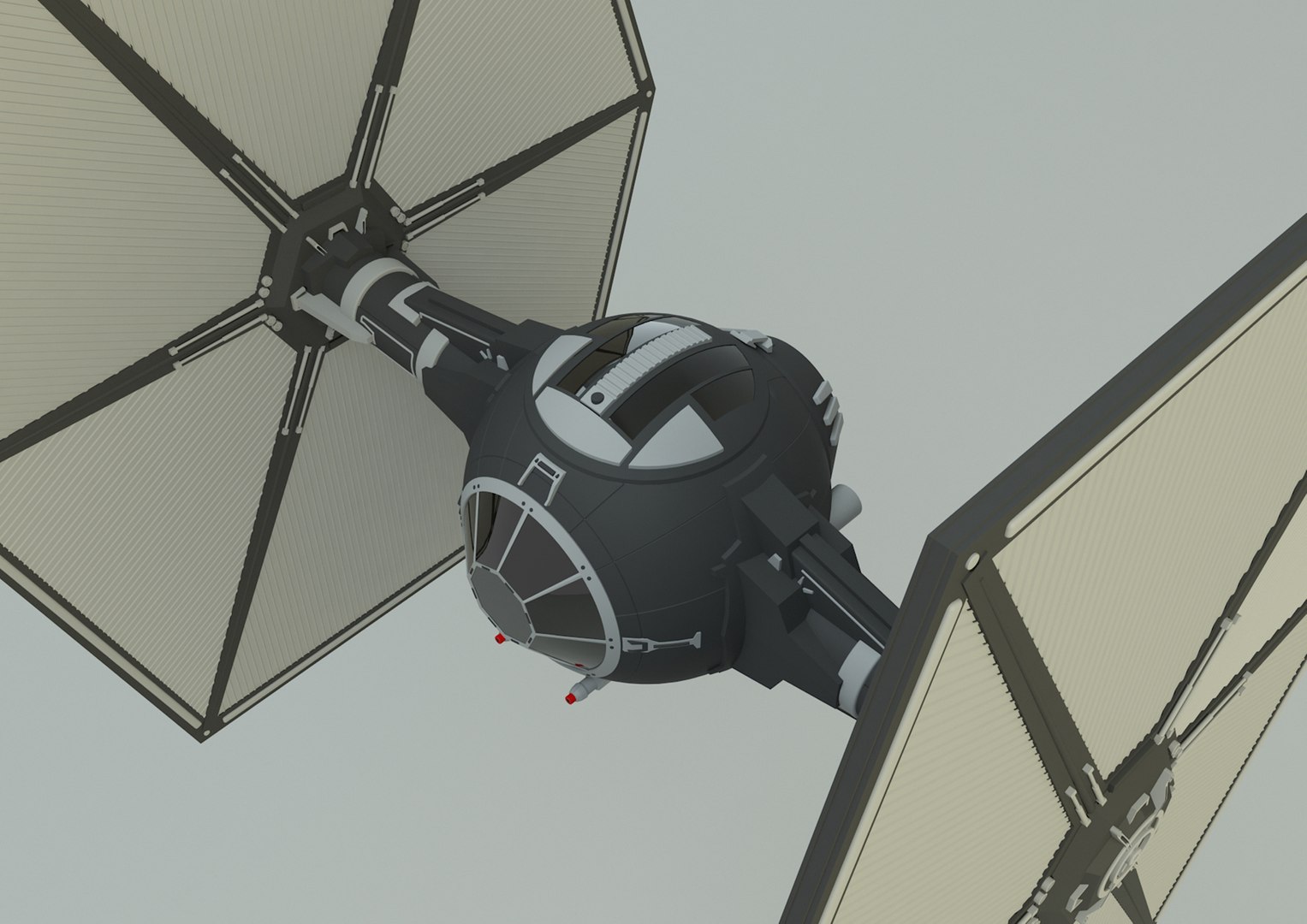 3D TIE-fighter Spacecraft 3D Model - TurboSquid 2069724