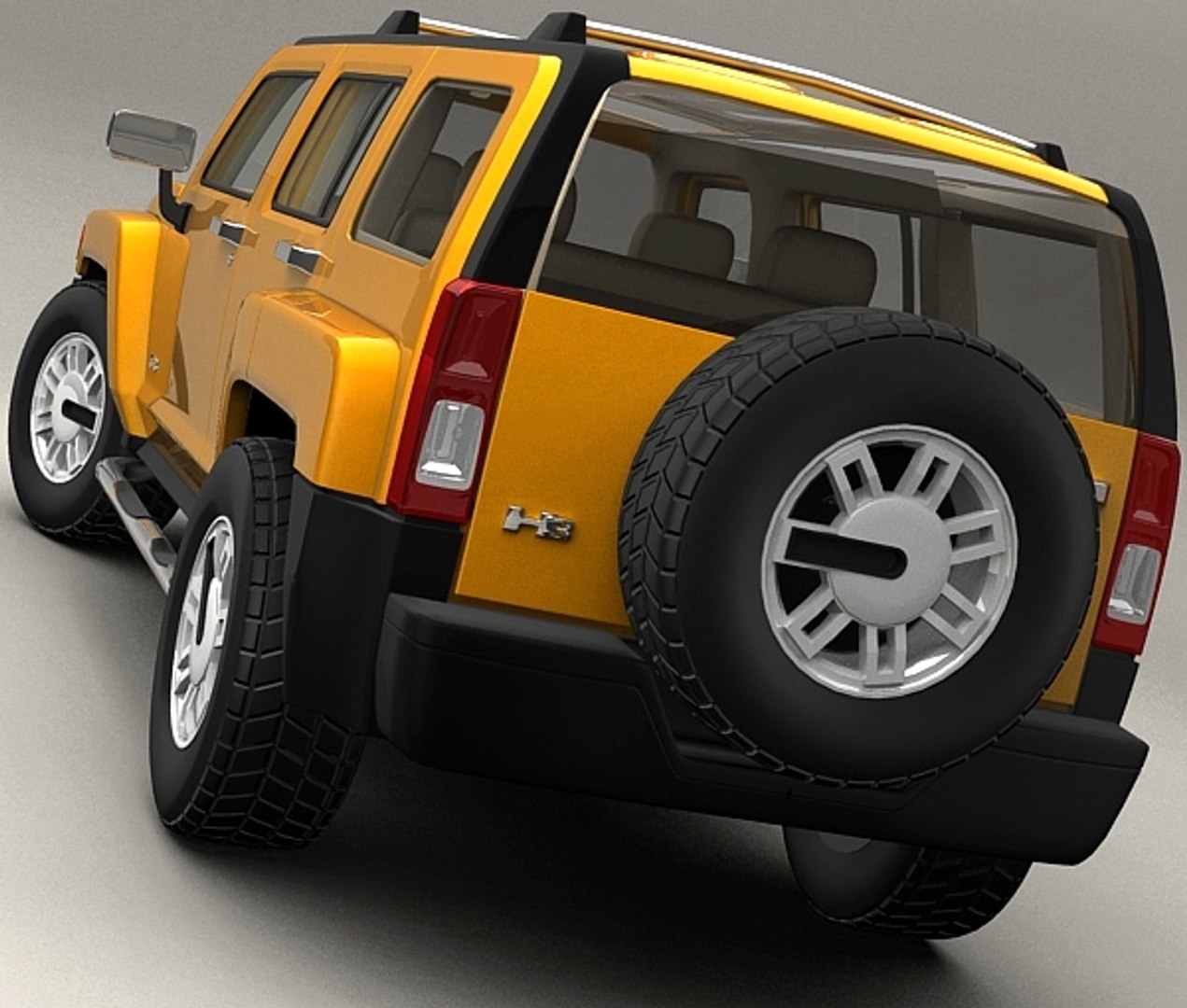 3dsmax Hummer H3 Cars