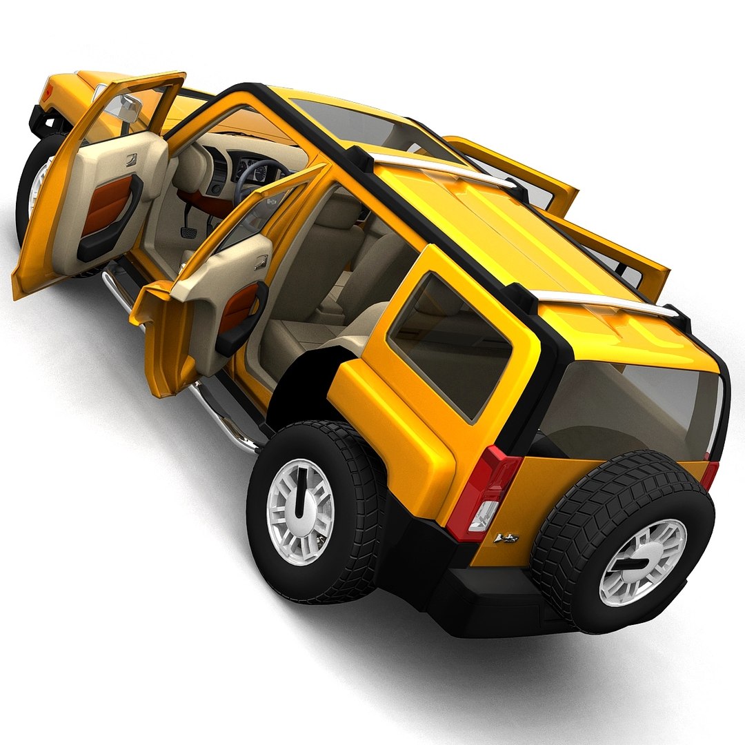 3dsmax Hummer H3 Cars