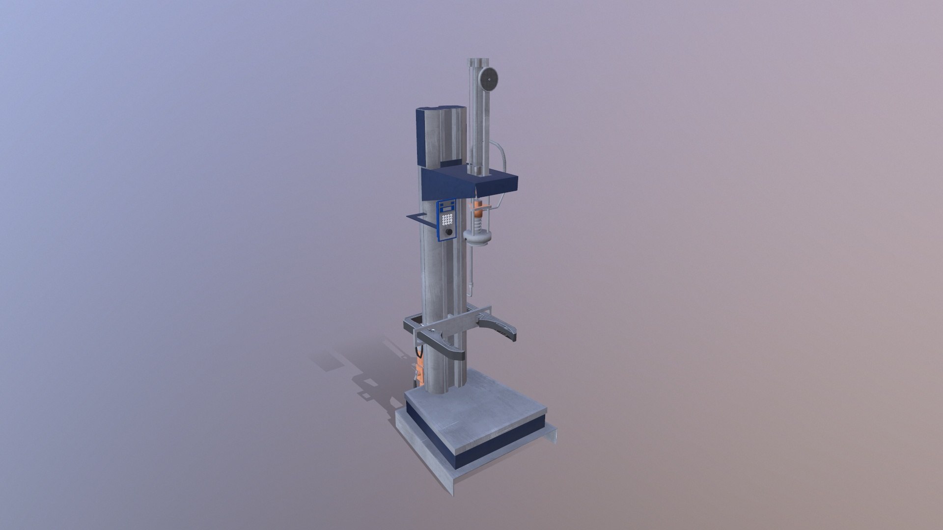 3D Gas Cylinder Machine - TurboSquid 2286903