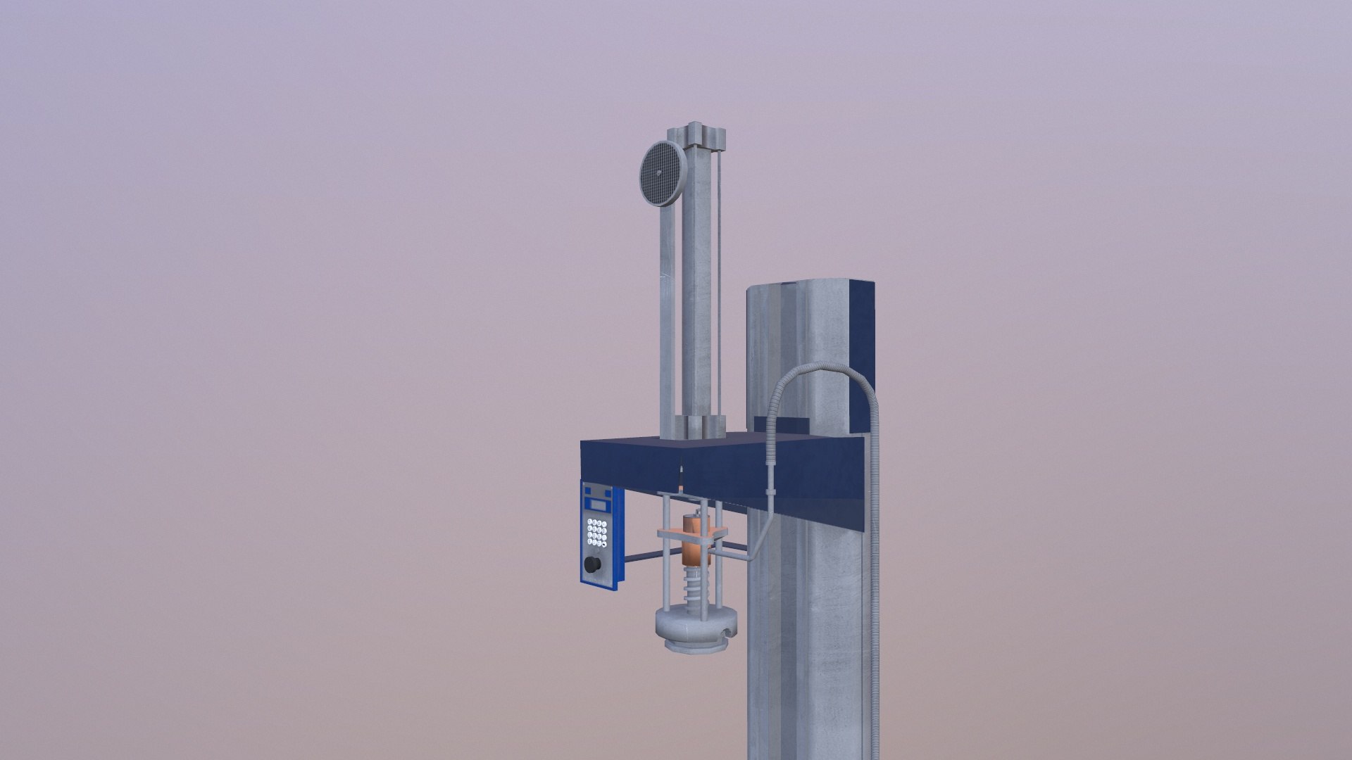 3D Gas Cylinder Machine - TurboSquid 2286903