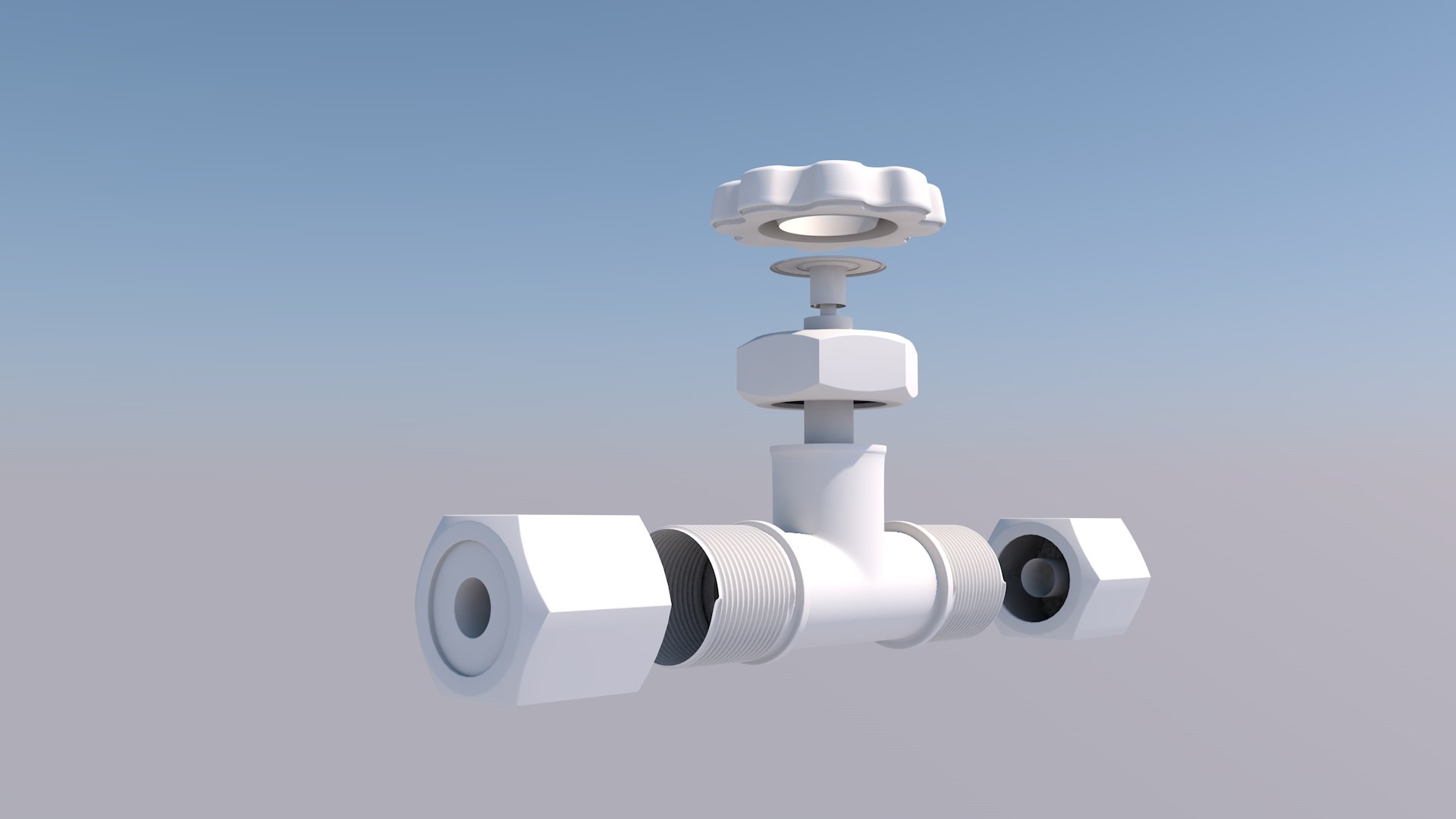 Needle Valve 3D Model - TurboSquid 2259487