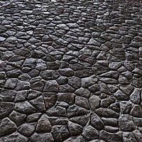 Tileable Irregular Stone Wall 4x4m
