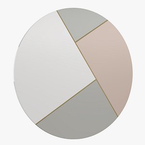 3D Iris Round Mirror