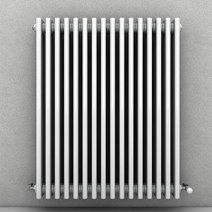 c4d wall radiator heater