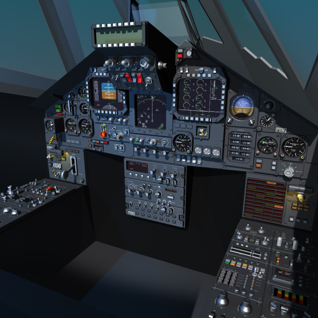 Cockpit Display 3d Model