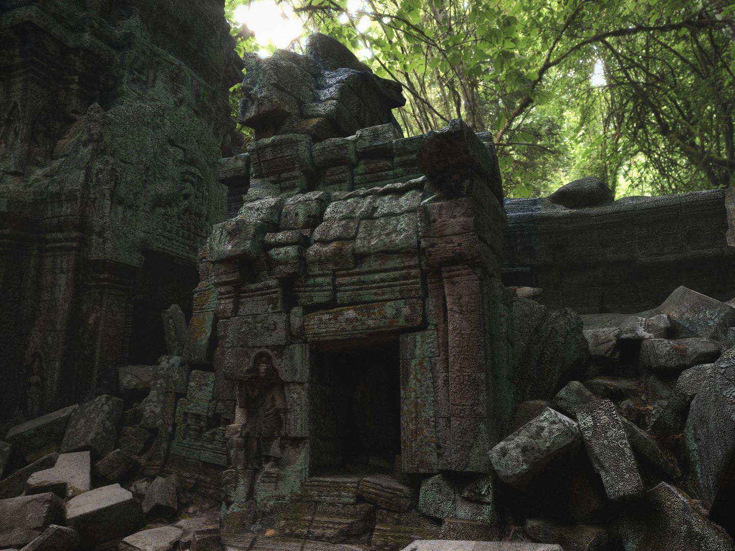 Ancient Temple 16 K Model - TurboSquid 2326537