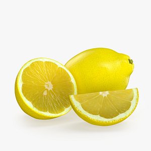 lemon fruit obj