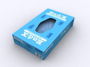 3d model rubber gloves