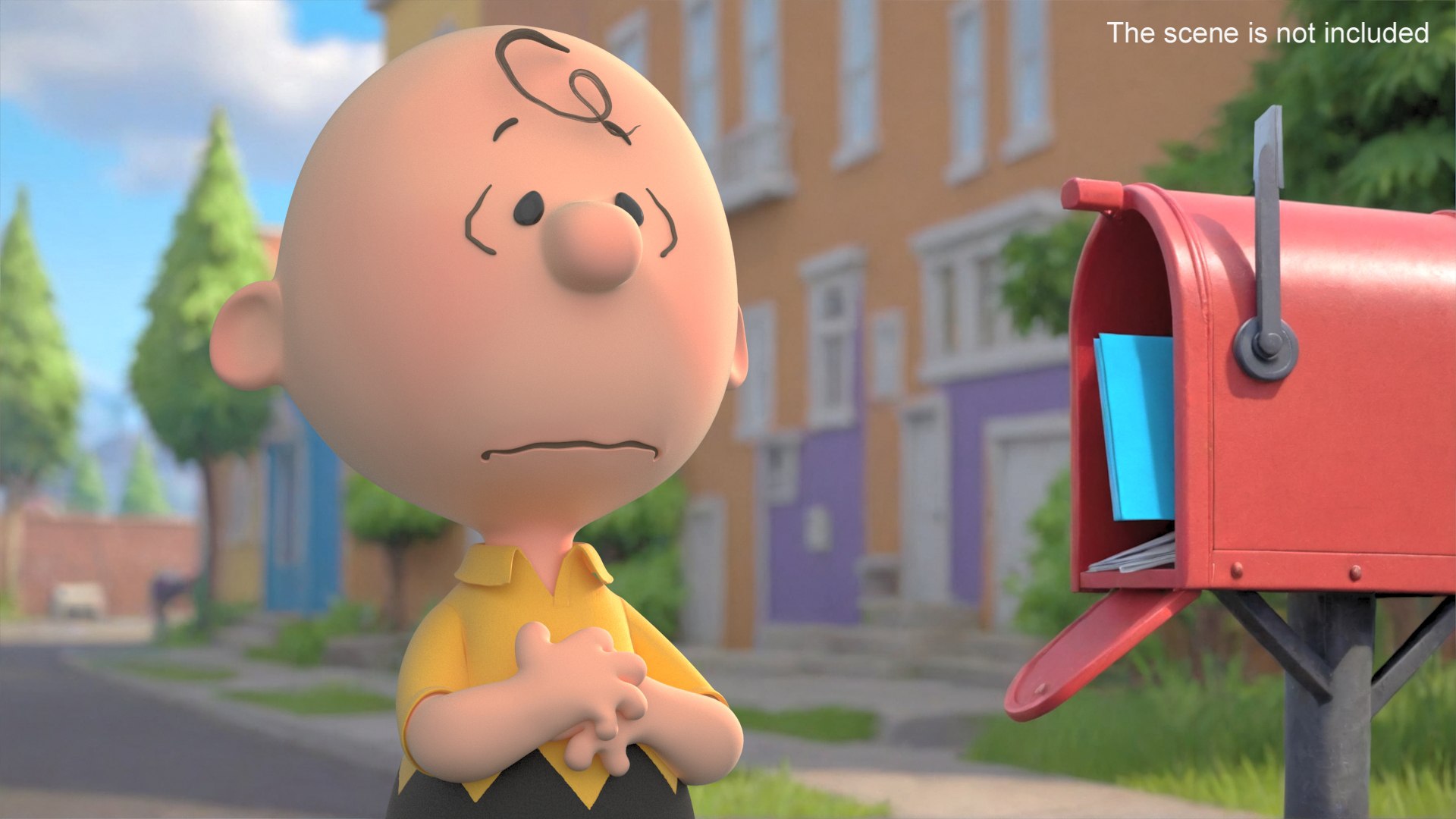 Charlie Brown Scared Pose 3D Model - TurboSquid 2318849