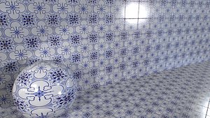 3D Wall and Floor Tiles Textures pack 27 model
